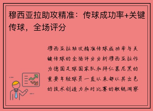 穆西亚拉助攻精准：传球成功率+关键传球，全场评分